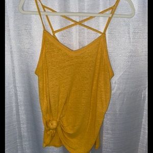 Yellow tank top